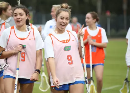 during the Gators' practice on Monday, January 13, 2025 in Gainesville, FL / UAA Communications photo by Bella Rosa