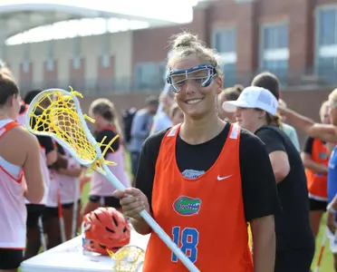 during the Gators' practice on Tuesday, October 1, 2024 in Gainesville, FL / UAA Communications photo by Bella Rosa