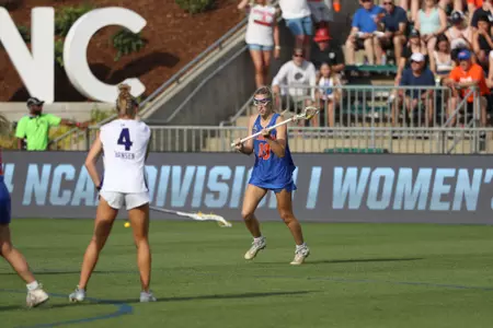 during the Gators' game against the Wildcats on Friday, May 24, 2024 at WakeMed Soccer Park in Cary, NC / UAA Communications photo by Bella Rosa
