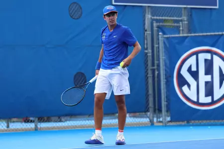 Timini in doubles at ITA SE Regionals