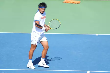 during day 2 of the Bedford Cup on Saturday, October 26, 2024 at Linder Stadium at Ring Tennis Complex in Gainesville, FL / UAA Communications photo by Lorenzo Vasquez