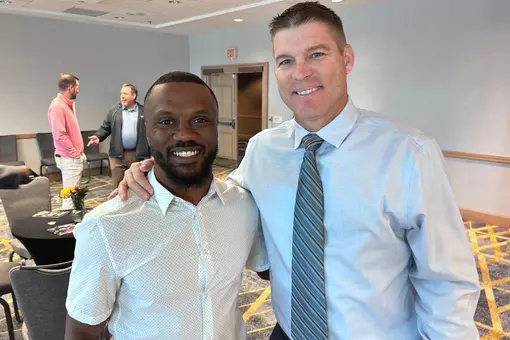 James, Brandon (on left) and Johnson, Todd (Florida-Georgia Game HOF, 10.31.25)