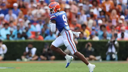 during the Gators' game against the Texas Longhorns on Saturday, October 4, 2025 at Ben Hill Griffin Stadium in Gainesville, Fla. / UAA Communications photo by Maddie Washburn