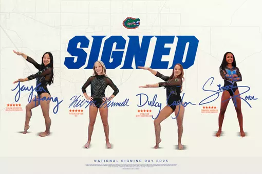 Florida Gymnastics fall 2025 signing class 251112