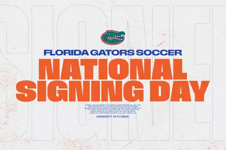 Fall 2025 Florida soccer signee graphic