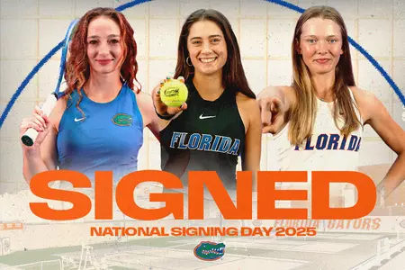 Women's Tennis National Signing Day, November 12, 2025 (Black, Davies, Jauffret)