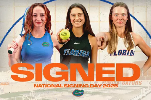 Women's Tennis National Signing Day, November 12, 2025 (Black, Davies, Jauffret)