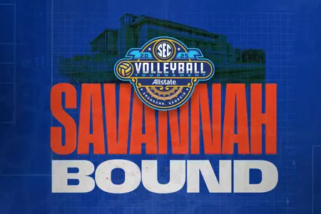 SEC Volleyball Tournament Bracket Graphic