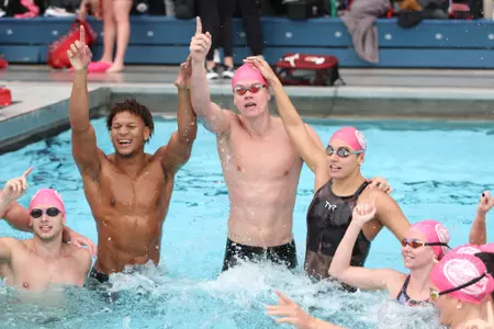 during the Gators' meet against the Georgia Bulldogs on Friday, October 31, 2025 at the Stephen C. O?Connell Center Natatorium in Gainesville, FL / UAA Communications photo by Audrey Djuricich