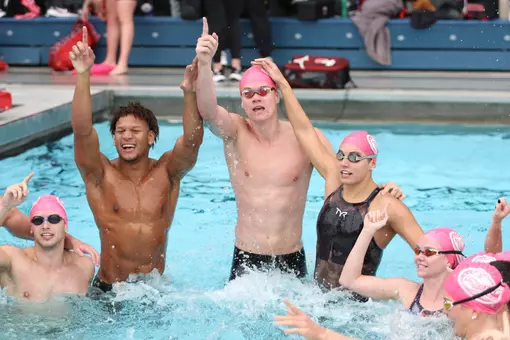 during the Gators' meet against the Georgia Bulldogs on Friday, October 31, 2025 at the Stephen C. O?Connell Center Natatorium in Gainesville, FL / UAA Communications photo by Audrey Djuricich