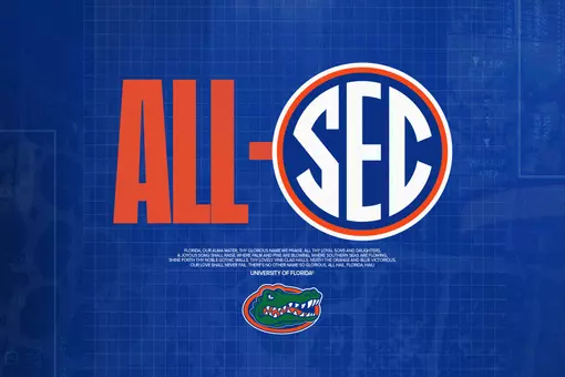 Florida volleyball 2025 SEC Postseason Awards Website header