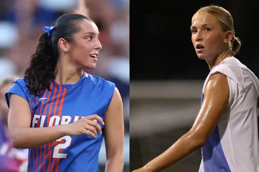 Kai Tsakiris (left) and Abby Gemma - U-20 Camp fall 2025