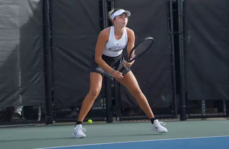 Lucie Pawlak Waits To Return Serve