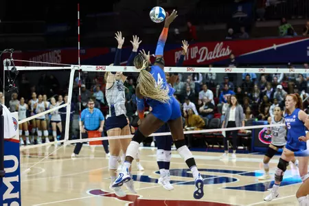 during the Gators' match against Rice at the NCAA Tournament on Friday, December 5, 2025 at Moody Coliseum in Dallas, Tx. / UAA Communications photo by Hannah Morgan White