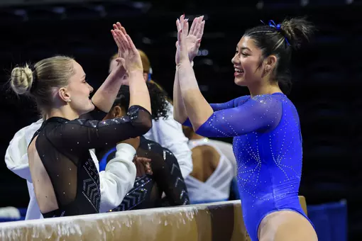 Kayla DiCello (right) with Riley McCusker 251215