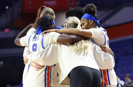 Team Huddle prior to tip vs. Florida A&M on Dec. 17