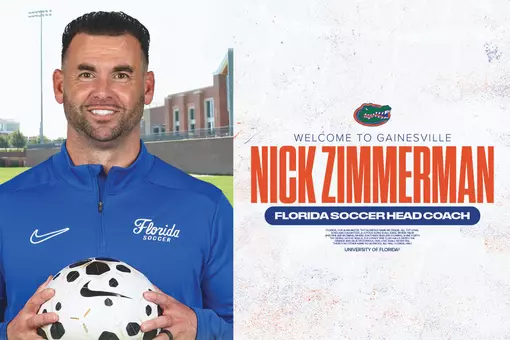 Nick Zimmerman - Florida soccer coach announcement 251205