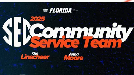 Anna Moore and Gio Linscheer Community Service Teams