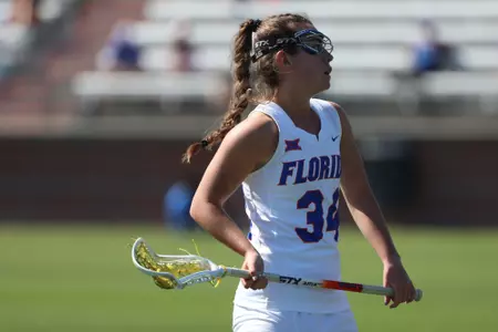 during the Gators' game against the Owls on Sunday, February 9, 2025 at Donald R. Dizney Stadium in Gainesville, FL / UAA Communications photo by Madilyn Gemme