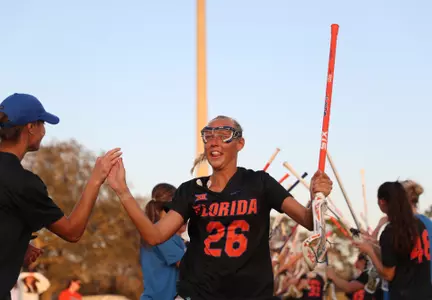 during the Gators' game against the University of South Florida Bulls on February 18th, 2025 at Tampa, Florida  / UAA Communications photo by Leslie White