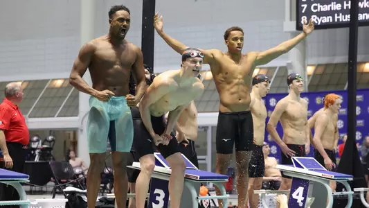 during the Gators' meet against at SEC Championships Day 5 on Friday, February 21, 2025 at the Gabrielsen Natatorium in Athens, GA / UAA Communications photo by Bryce Mitchell