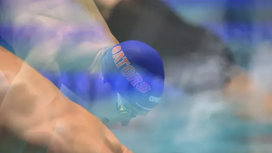 during the Gators' meet at SEC Championships Day 3 on Wednesday, February 19, 2025 at the Gabrielsen Natatorium in Athens, GA / UAA Communications photo by Bryce Mitchell