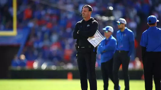 during the Gators' game against the Ole Miss Rebels on Saturday, November 23, 2024 at Ben Hill Griffin Stadium in Gainesville, Fla. / UAA Communications photo by Lorenzo Vasquez