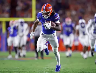 during the Gators' game against the Kentucky Wildcats on Saturday, October 19, 2024 at Ben Hill Griffin Stadium in Gainesville, Fla. / UAA Communications photo by Maddie Washburn