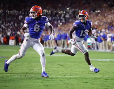 during the Gators' game against the Kentucky Wildcats on Saturday, October 19, 2024 at Ben Hill Griffin Stadium in Gainesville, Fla. / UAA Communications photo by Maddie Washburn