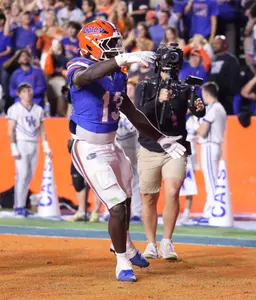 during the Gators' game against the Kentucky Wildcats on Saturday, October 19, 2024 at Ben Hill Griffin Stadium in Gainesville, Fla. / UAA Communications photo by Maddie Washburn