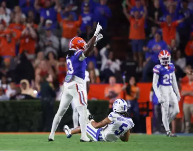 during the Gators' game against the Kentucky Wildcats on Saturday, October 19, 2024 at Ben Hill Griffin Stadium in Gainesville, Fla. / UAA Communications photo by Maddie Washburn
