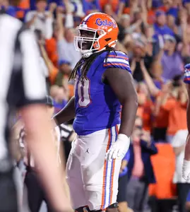 during the Gators' game against the Kentucky Wildcats on Saturday, October 19, 2024 at Ben Hill Griffin Stadium in Gainesville, Fla. / UAA Communications photo by Maddie Washburn