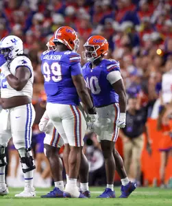 during the Gators' game against the Kentucky Wildcats on Saturday, October 19, 2024 at Ben Hill Griffin Stadium in Gainesville, Fla. / UAA Communications photo by Maddie Washburn