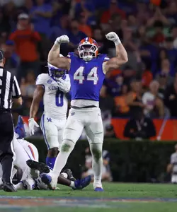 during the Gators' game against the Kentucky Wildcats on Saturday, October 19, 2024 at Ben Hill Griffin Stadium in Gainesville, Fla. / UAA Communications photo by Maddie Washburn