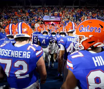 during the Gators' game against the Kentucky Wildcats on Saturday, October 19, 2024 at Ben Hill Griffin Stadium in Gainesville, Fla. / UAA Communications photo by Maddie Washburn