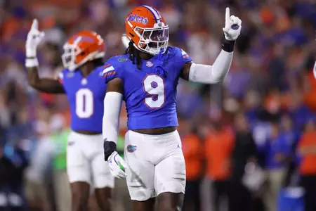 during the Gators' game against the Kentucky Wildcats on Saturday, October 19, 2024 at Ben Hill Griffin Stadium in Gainesville, Fla. / UAA Communications photo by Jordan Perez