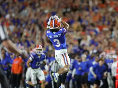 during the Gators' game against the Kentucky Wildcats on Saturday, October 19, 2024 at Ben Hill Griffin Stadium in Gainesville, Fla. / UAA Communications photo by Bryce Mitchell