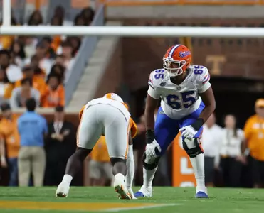during the Gators' game against the Tennessee Volunteers on Saturday, October 12, 2024 at Neyland Stadium in Knoxville, Tenn. / UAA Communications photo by Maddie Washburn