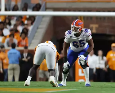 during the Gators' game against the Tennessee Volunteers on Saturday, October 12, 2024 at Neyland Stadium in Knoxville, Tenn. / UAA Communications photo by Maddie Washburn