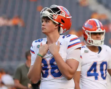 during the Gators' game against the Tennessee Volunteers on Saturday, October 12, 2024 at Neyland Stadium in Knoxville, Tenn. / UAA Communications photo by Maddie Washburn