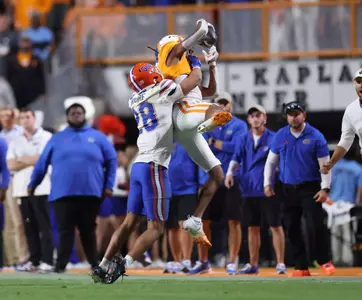 during the Gators' game against the Tennessee Volunteers on Saturday, October 12, 2024 at Neyland Stadium in Knoxville, Tenn. / UAA Communications photo by Maddie Washburn