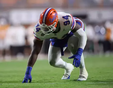 during the Gators' game against the Tennessee Volunteers on Saturday, October 12, 2024 at Neyland Stadium in Knoxville, Tenn. / UAA Communications photo by Maddie Washburn