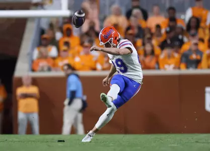 during the Gators' game against the Tennessee Volunteers on Saturday, October 12, 2024 at Neyland Stadium in Knoxville, Tenn. / UAA Communications photo by Maddie Washburn