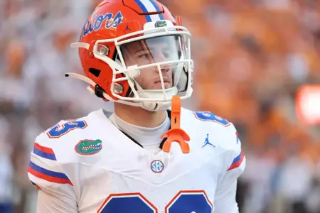 during the Gators' game against the Tennessee Volunteers on Saturday, October 12, 2024 at Neyland Stadium in Knoxville, Tenn. / UAA Communications photo by Maddie Washburn