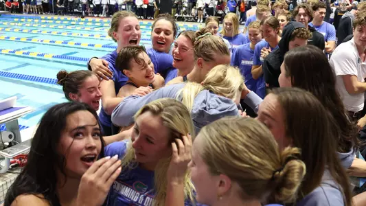 during the Gators' meet against at SEC Championships Day 5 on Friday, February 21, 2025 at the Gabrielsen Natatorium in Athens, GA / UAA Communications photo by Bryce Mitchell