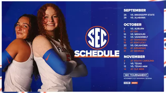 2025 SEC Volleyball Conference Schedule