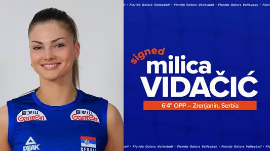 Milica Vidacic signing graphic