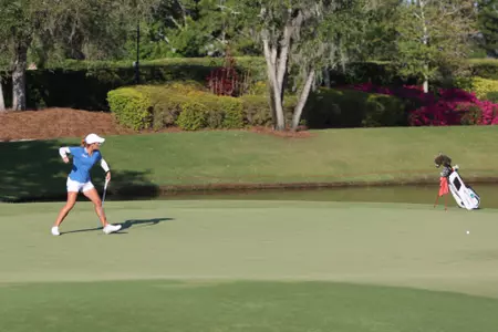 Florida Gators women's golf on Thursday, April 17, 2025 at the Pelican Golf Club in Belleair, FL / UAA Communications photo by Victoria Riccobono