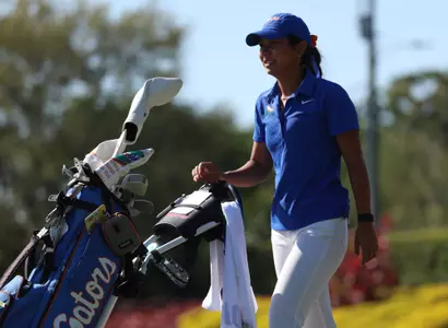 Florida Gators women's golf on Monday, April 14, 2025 at the Pelican Golf Club in Belleair, FL / UAA Communications photo by Victoria Riccobono