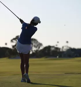 Florida Gators women's golf on Thursday, April 17, 2025 at the Pelican Golf Club in Belleair, FL / UAA Communications photo by Victoria Riccobono